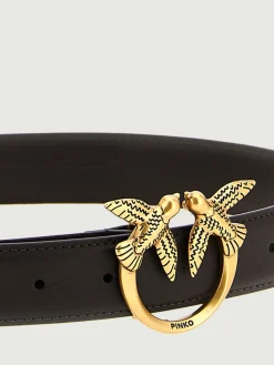 Cintura Love Berry Pinko in pelle