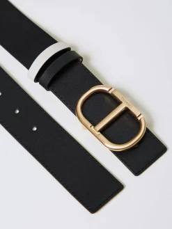 Cintura Twinset reversibile in pelle sintetica