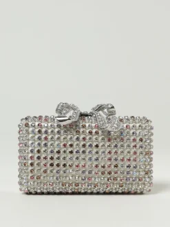 Clutch box con strass Self-Portrait