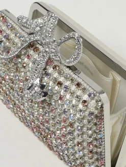 Clutch box con strass Self-Portrait