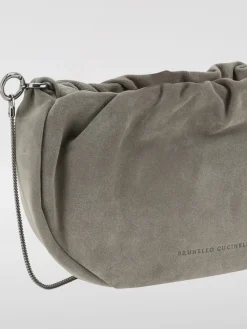 Clutch Brunello Cucinelli in camoscio