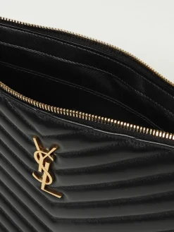 Clutch Cassandre Saint Laurent in nappa matelassè chevron