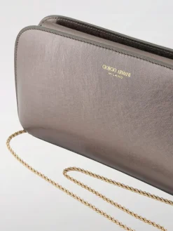 Clutch Giorgio Armani in pelle laminata