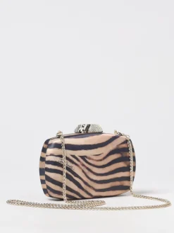 Clutch Just Cavalli in raso stampa animalier