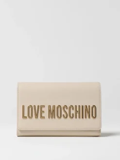 Clutch Love Moschino in pelle sintetica