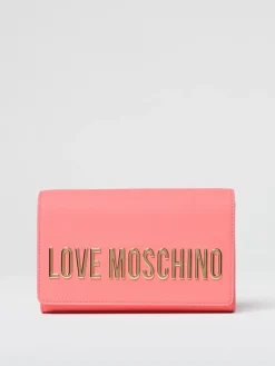 Clutch Love Moschino in pelle sintetica