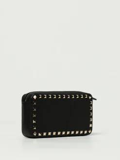Clutch Rockstud Valentino Garavani in pelle a grana