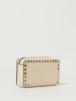 Clutch Rockstud Valentino Garavani in pelle a grana