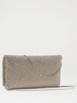 Clutch Siria Twenty Fourhaitch in raso con strass all over