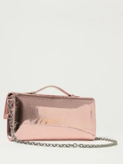 Clutch Sparkling Secret Pon-Pon in vernice laminata