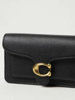 Clutch Tabby Coach in pelle a grana