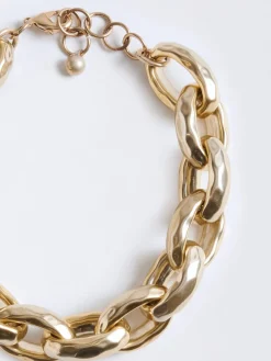 Collana Fabiana Filippi in ABS martellato con galvanica oro