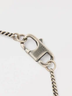 Collana MM6 Maison Margiela in ottone con ciondolo