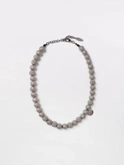 Collana Shimmer Bead Brunello Cucinelli in argento 925