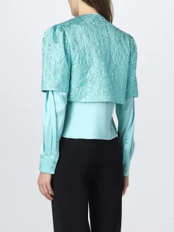 Coprispalle Pinko in tessuto jacquard laminato