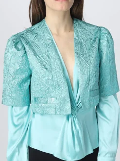 Coprispalle Pinko in tessuto jacquard laminato