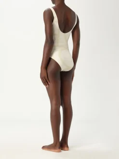 Costume da bagno intero con maxi logo Toteme