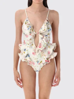 Costume da bagno intero in lycra floreale Zimmermann