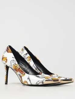 Décolleté Baroque Versace Jeans Couture in vernice stampata