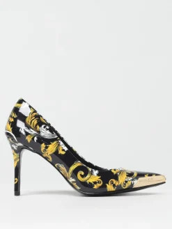 Décolleté Baroque Versace Jeans Couture in vernice stampata