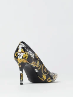 Décolleté Baroque Versace Jeans Couture in vernice stampata