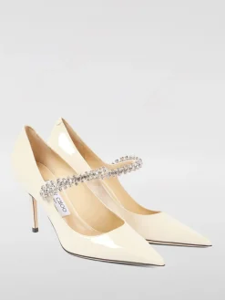 Décolleté Bing Jimmy Choo in vernice con fettuccia gioiello