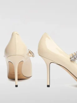 Décolleté Bing Jimmy Choo in vernice con fettuccia gioiello