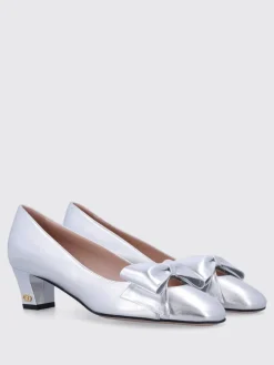 Décolleté Bowow Valentino Garavani in nappa laminata con fiocco