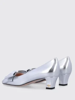 Décolleté Bowow Valentino Garavani in nappa laminata con fiocco