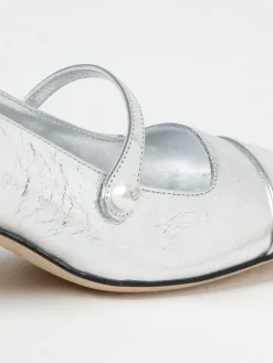 Décolleté Elisa in pelle metallizzata Jimmy Choo