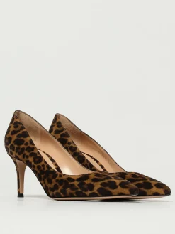 Décolleté Gianvito Rossi in camoscio stampa animalier