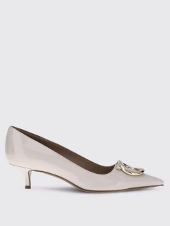 Décolleté Maxi Gancini Ferragamo in vernice