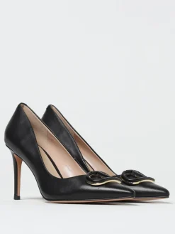 Décolleté Oval T Twinset in pelle