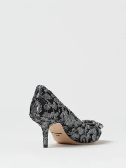 Décolleté Rainbow Dolce & Gabbana in pizzo lurex con fibbia gioiello