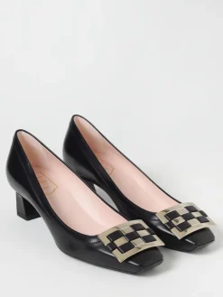 Décolleté Trompette Roger Vivier in pelle con fibbia decorativa