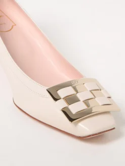 Décolleté Trompette Roger Vivier in pelle con fibbia decorativa