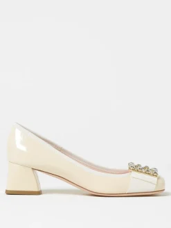 Décolleté Très Vivier Roger Vivier in vernice con fibbia gioiello