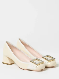 Décolleté Très Vivier Roger Vivier in vernice con fibbia gioiello