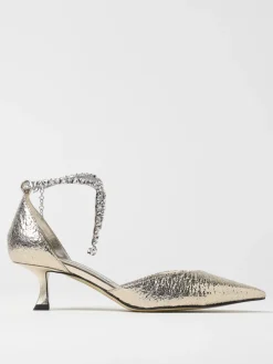 Décolleté Verity Stevie in pelle metallizzata Jimmy Choo