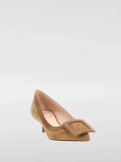 Décolleté Viv In The City Roger Vivier in camoscio con fibbia decorativa