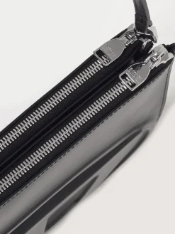 1DR Twin-Borsa a spalla double-pocket in pelle Diesel