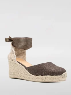 Espadrillas Carina Castañer in tessuto lamè