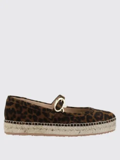 Espadrillas Elda Gianvito Rossi in camoscio stampa animalier