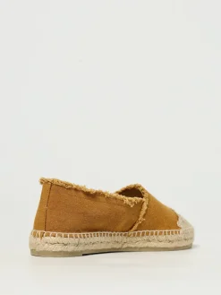Espadrillas Kampala Castañer in canvas di cotone con profili sfrangiati