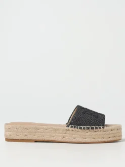 Espadrillas Lauren Ralph Lauren in canvas con logo ricamato