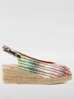 Espadrillas Missoni in viscosa con motivo zig zag jacquard
