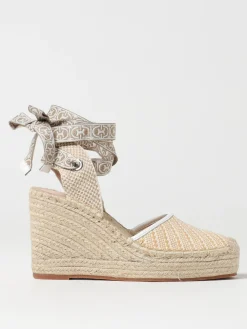 Espadrillas Praia Coccinelle in rafia e pelle