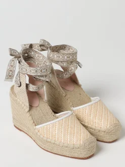 Espadrillas Praia Coccinelle in rafia e pelle