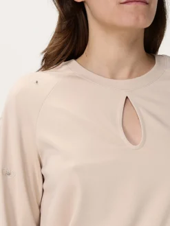 Felpa a girocollo con goccia Liu Jo