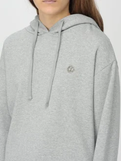 Felpa Twinset in cotone con logo